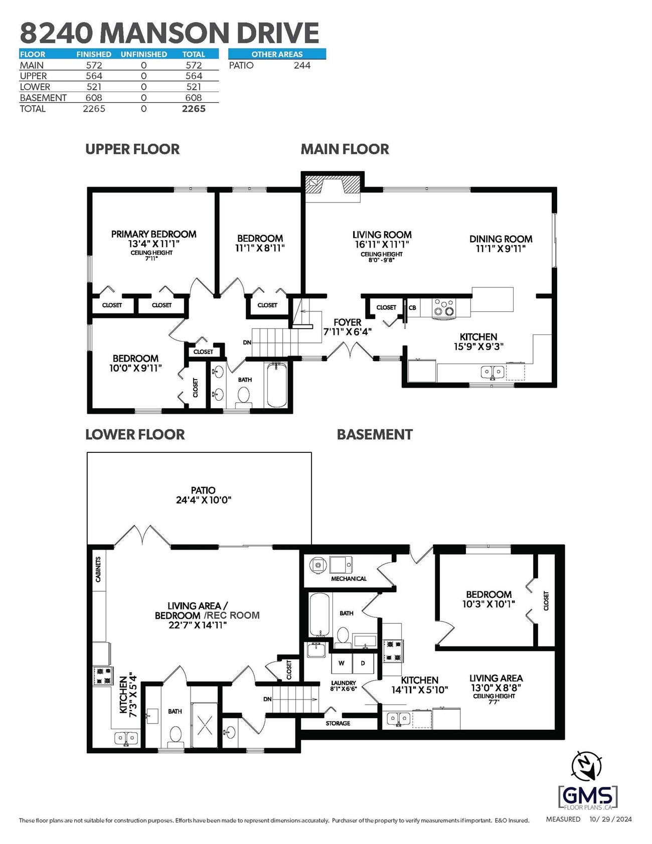 8240 Manson Drive - Government Road Single Family Residence for Sale, 5 Bedrooms (R3155241)# - 33