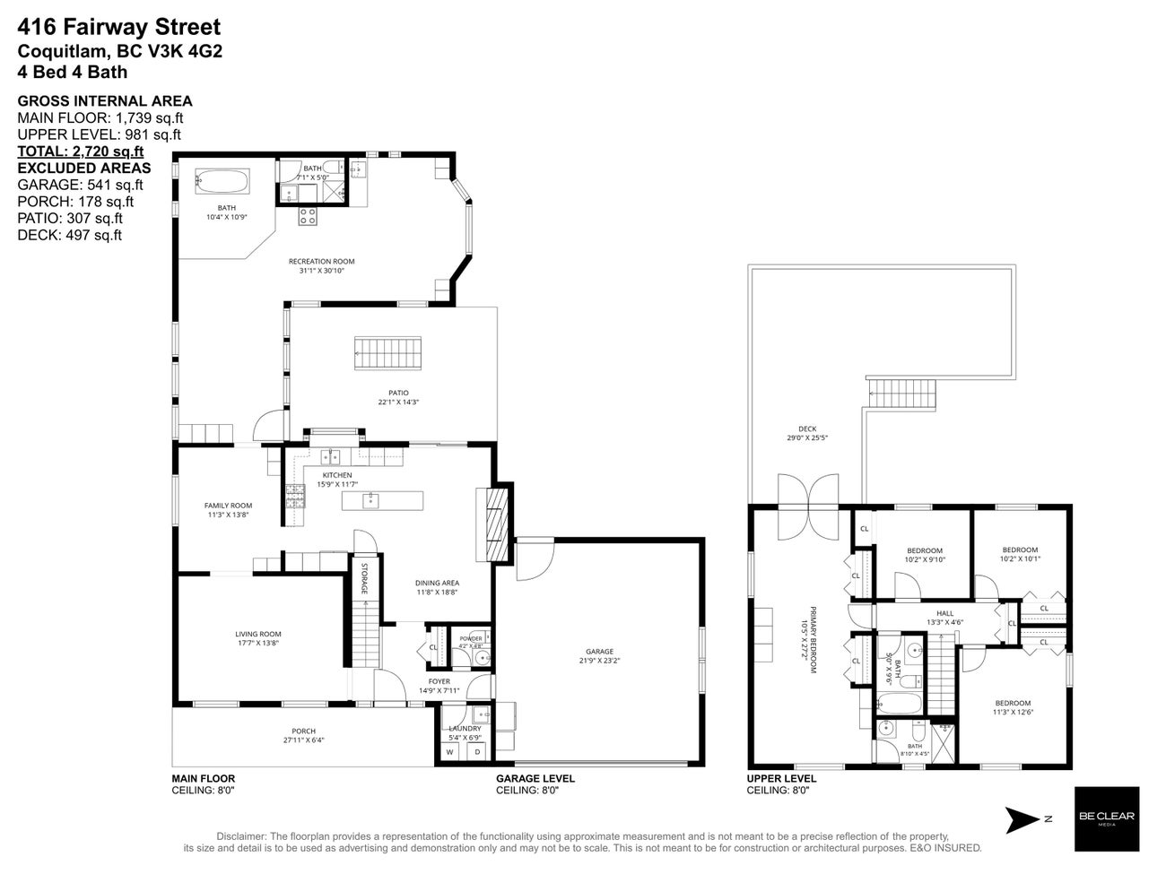 416 Fairway Street - Coquitlam West Single Family Residence for Sale, 4 Bedrooms (R3162304)# - 3