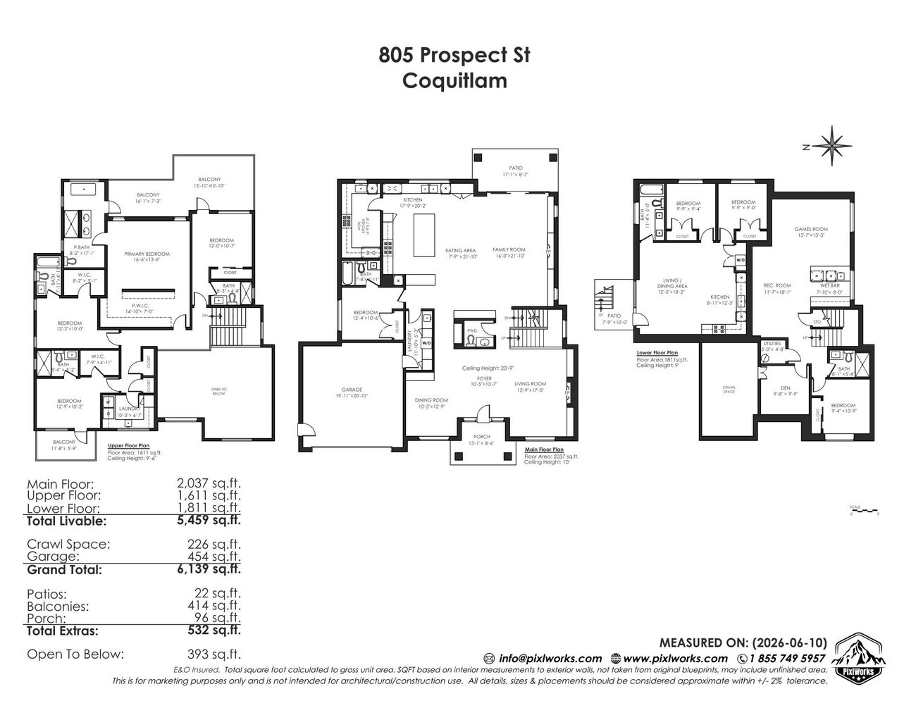 805 Prospect Street - Harbour Place Single Family Residence for Sale, 8 Bedrooms (R3162725)# - 40