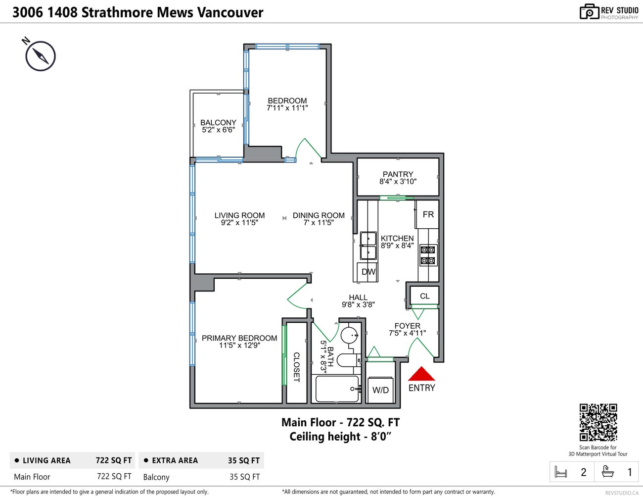 3006 - 1408 Strathmore Mews - Yaletown Apartment/Condo, 1 Bedroom (R3027757)# - 38