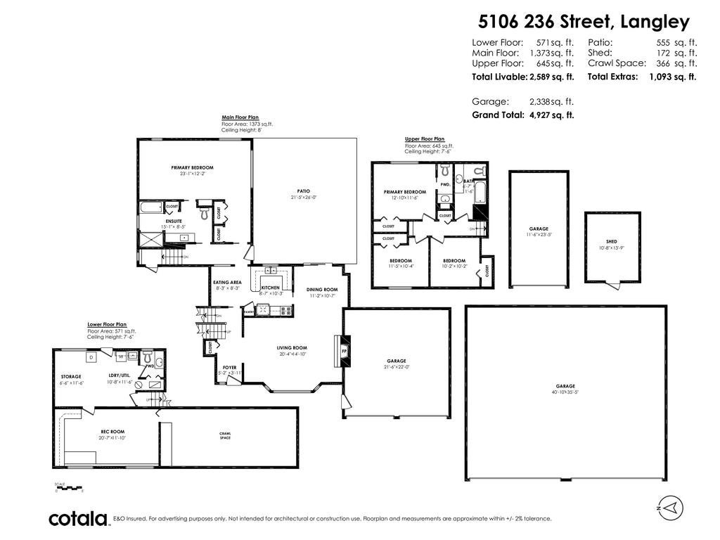 5106 236 STREET - Salmon River House with Acreage for sale, 4 Bedrooms (R2922348) #3