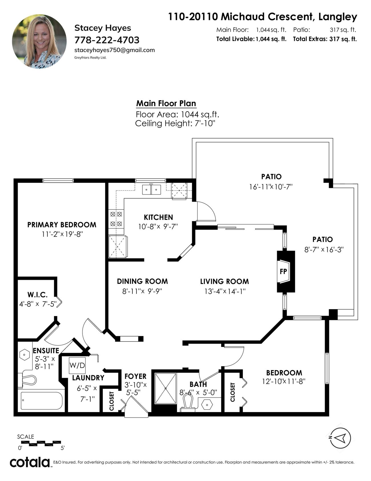 110 20110 W MICHAUD CRESCENT - Langley City Apartment/Condo for Sale, 2 Bedrooms (R2957013) #35