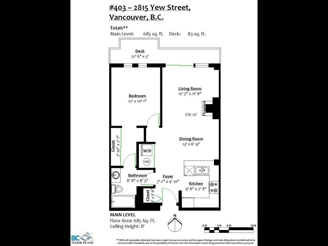 403 2815 YEW STREET - Kitsilano Apartment/Condo for sale, 1 Bedroom (R2660016) #20
