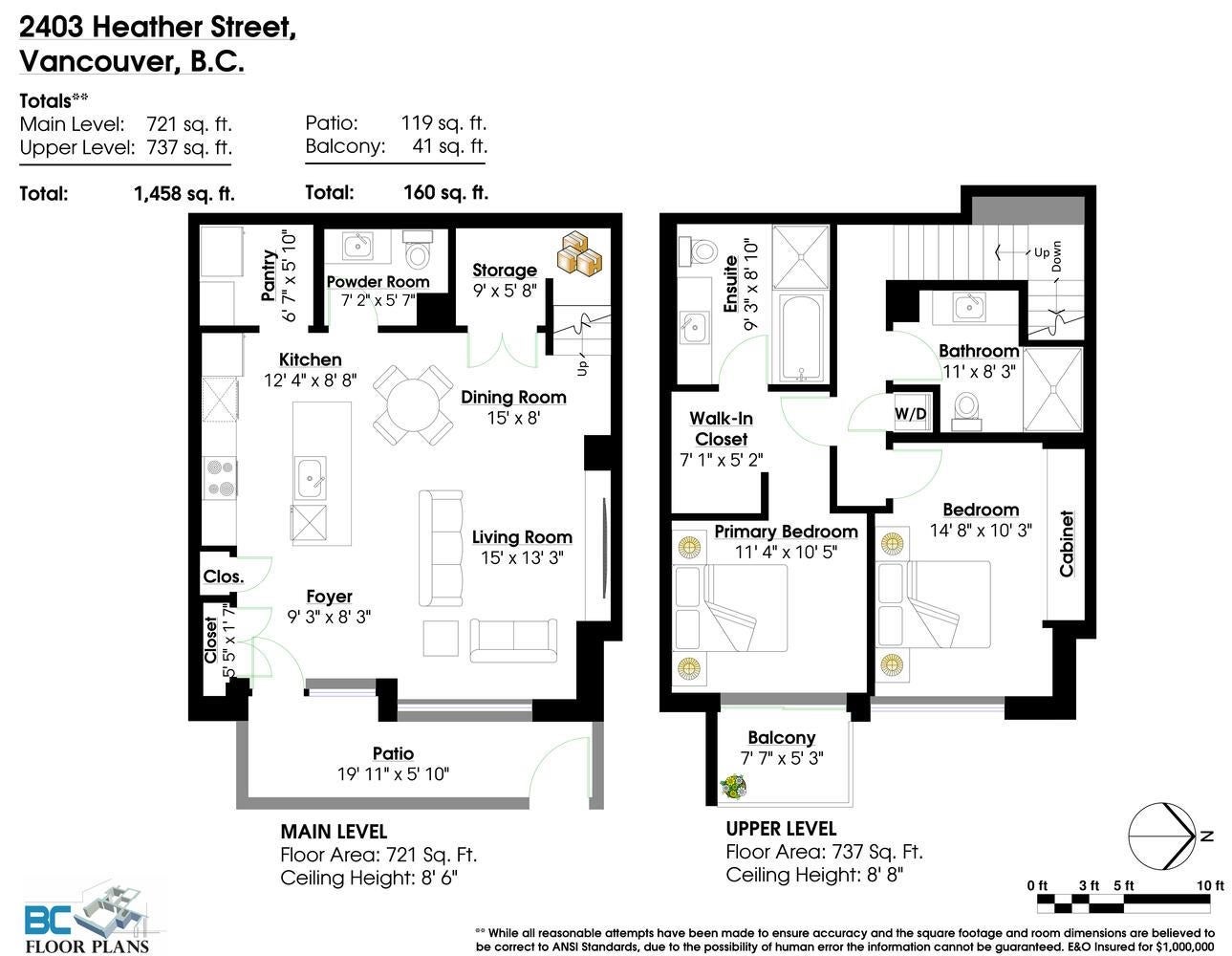 2403 HEATHER STREET - Fairview VW Townhouse for sale, 2 Bedrooms (R2903793) #29