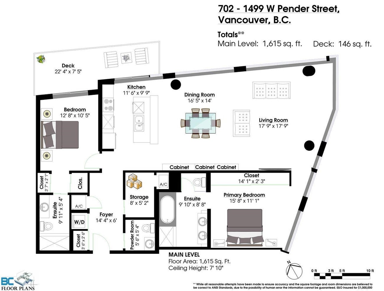 702 1499 W PENDER STREET - Coal Harbour Apartment/Condo for Sale, 2 Bedrooms (R2957468) #30