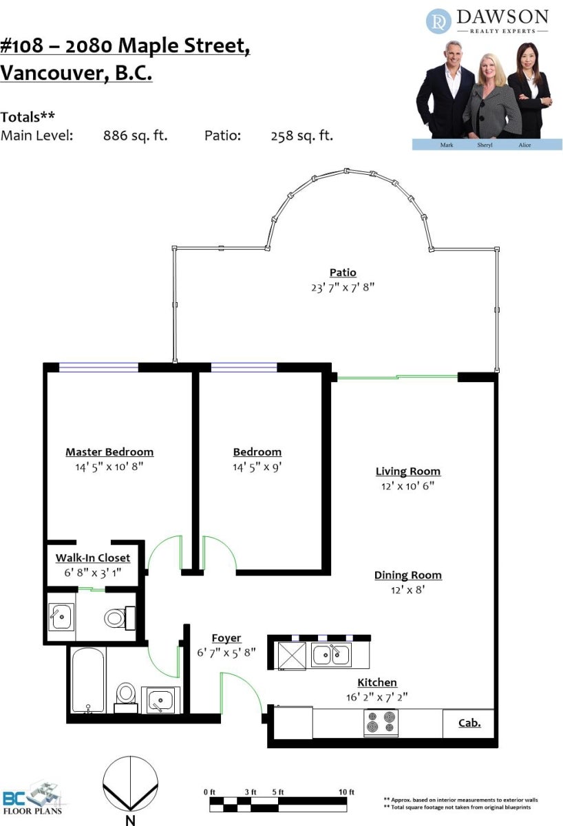 108 - 2080 Maple Street Vancouver B.C. V6J4P9 - Kitsilano Apartment/Condo for sale, 2 Bedrooms (R2177170) #12