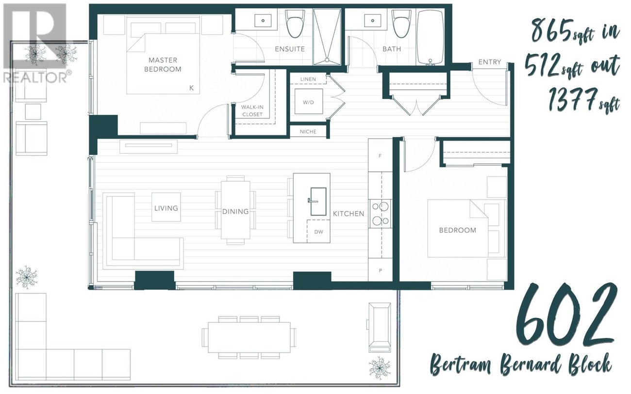 1488 Bertram Street Unit# 602 - Kelowna Apartment for sale, 2 Bedrooms (10306069) #2