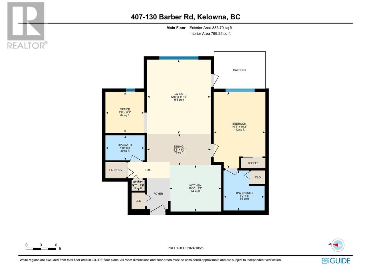 130 Barber Road Unit# 407 - Kelowna Apartment for sale, 1 Bedroom (10327245) #23