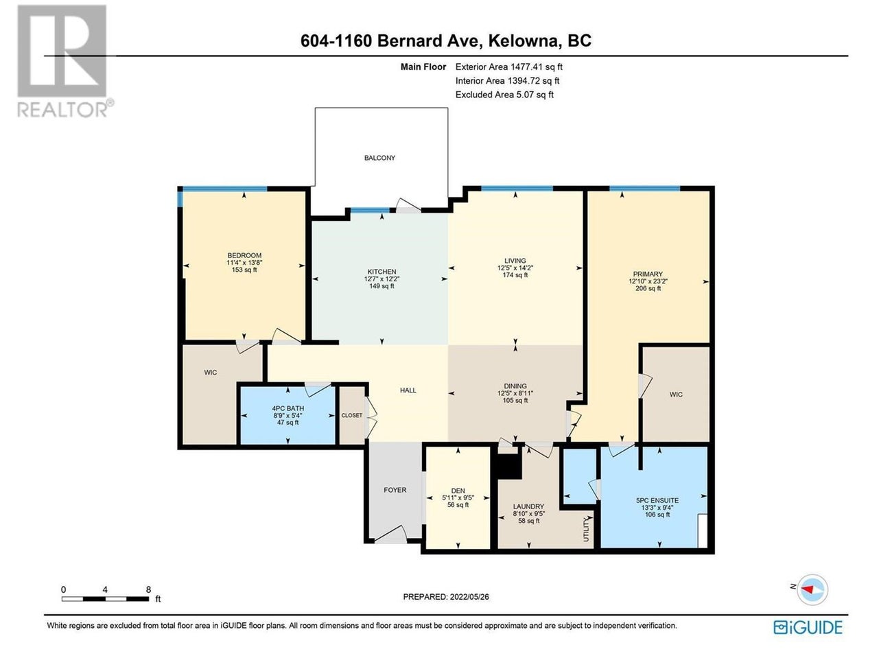 1160 Bernard Avenue Unit# 604 - Kelowna Apartment for Sale, 2 Bedrooms (10346714) #23
