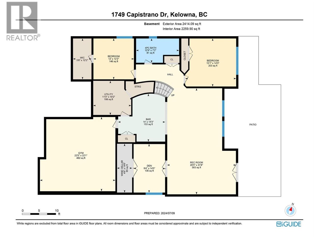 1749 Capistrano Drive - Kelowna House for Sale, 3 Bedrooms (10385473)# - 71