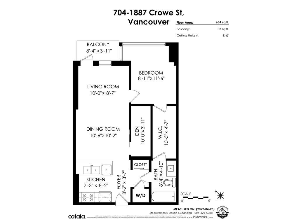 704 1887 CROWE STREET - False Creek Apartment/Condo for sale, 1 Bedroom (R2681143) #33