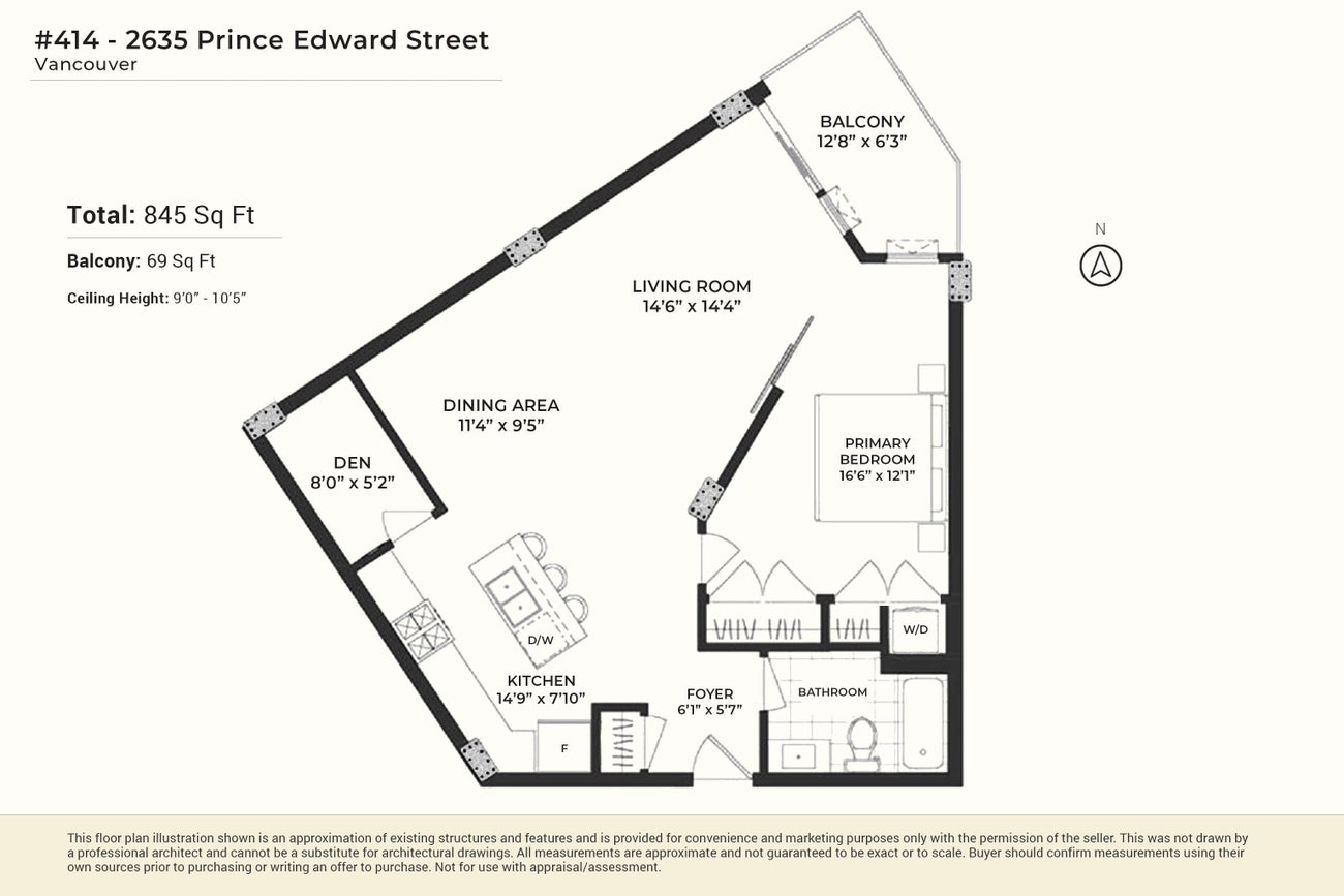 414 - 2635 Prince Edward Street - Mount Pleasant VE Apartment/Condo for Sale, 1 Bedroom (R3119357)# - 29