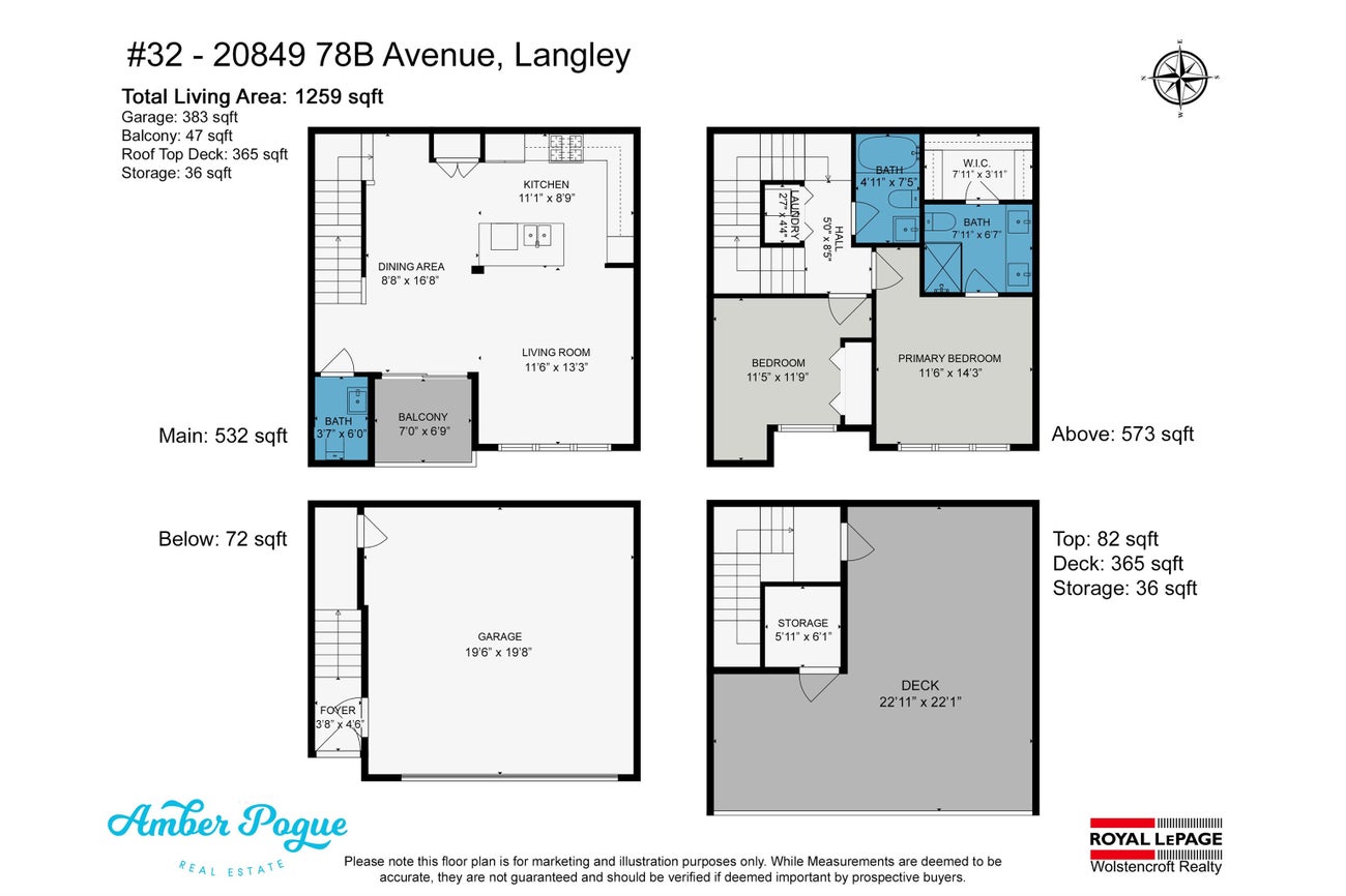 32 20849 78B AVENUE - Willoughby Heights Townhouse, 2 Bedrooms (R2961686) #23