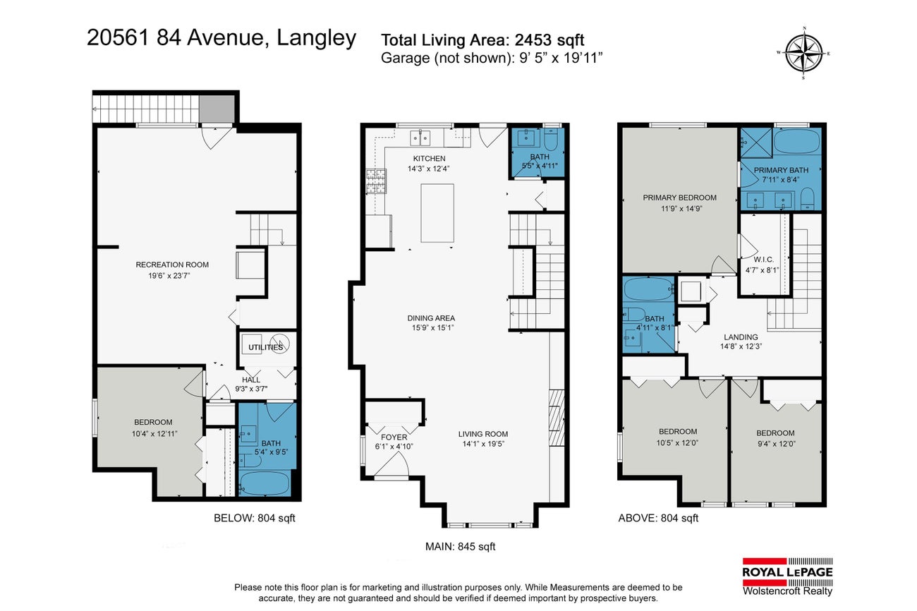 20561 84TH AVENUE - Willoughby Heights Row House (Non-Strata), 4 Bedrooms (R2964188) #38