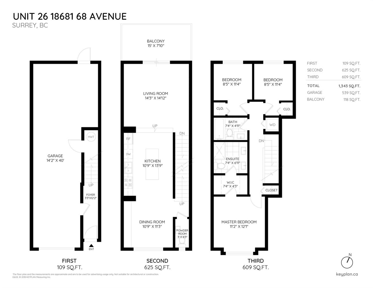 26 - 18681 68 Avenue - Clayton townhouse for Sale, 3 Bedrooms (R3106703)# - 40