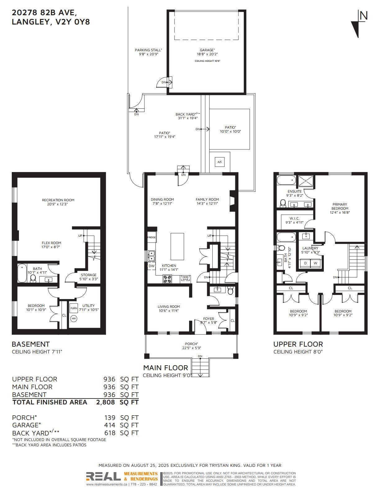 20278 82b Avenue - Willoughby Heights Single Family Residence for Sale, 4 Bedrooms (R3040713) #40