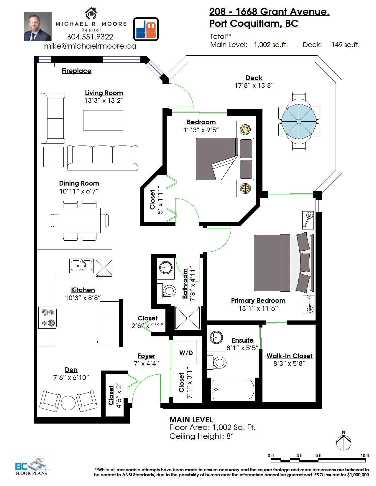 208 - 1668 Grant Avenue - Glenwood PQ Apartment/Condo, 2 Bedrooms (R3011714) #22