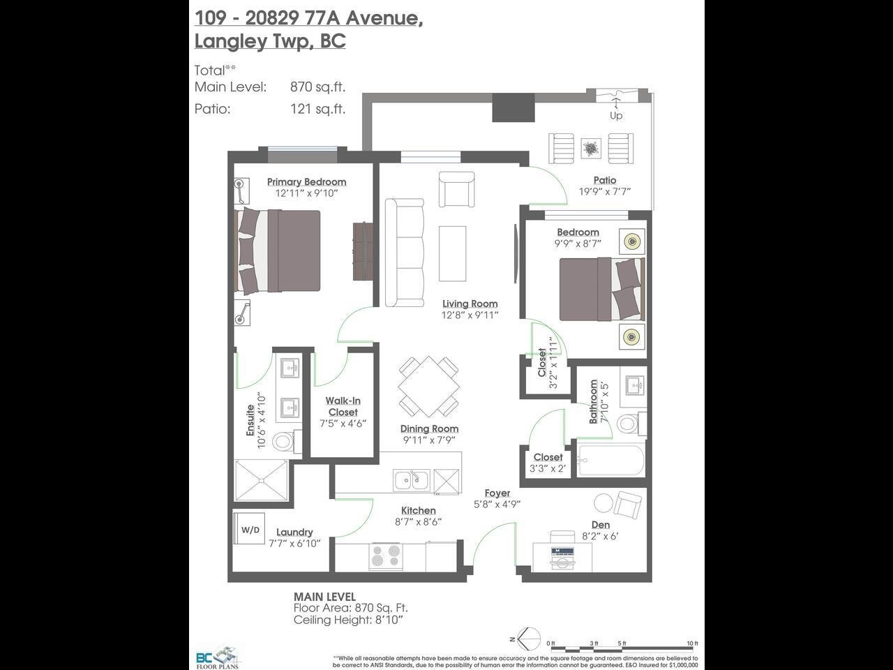 109 - 20829 77a Avenue - Willoughby Heights Apartment/Condo for Sale, 2 Bedrooms (R3157482)# - 25