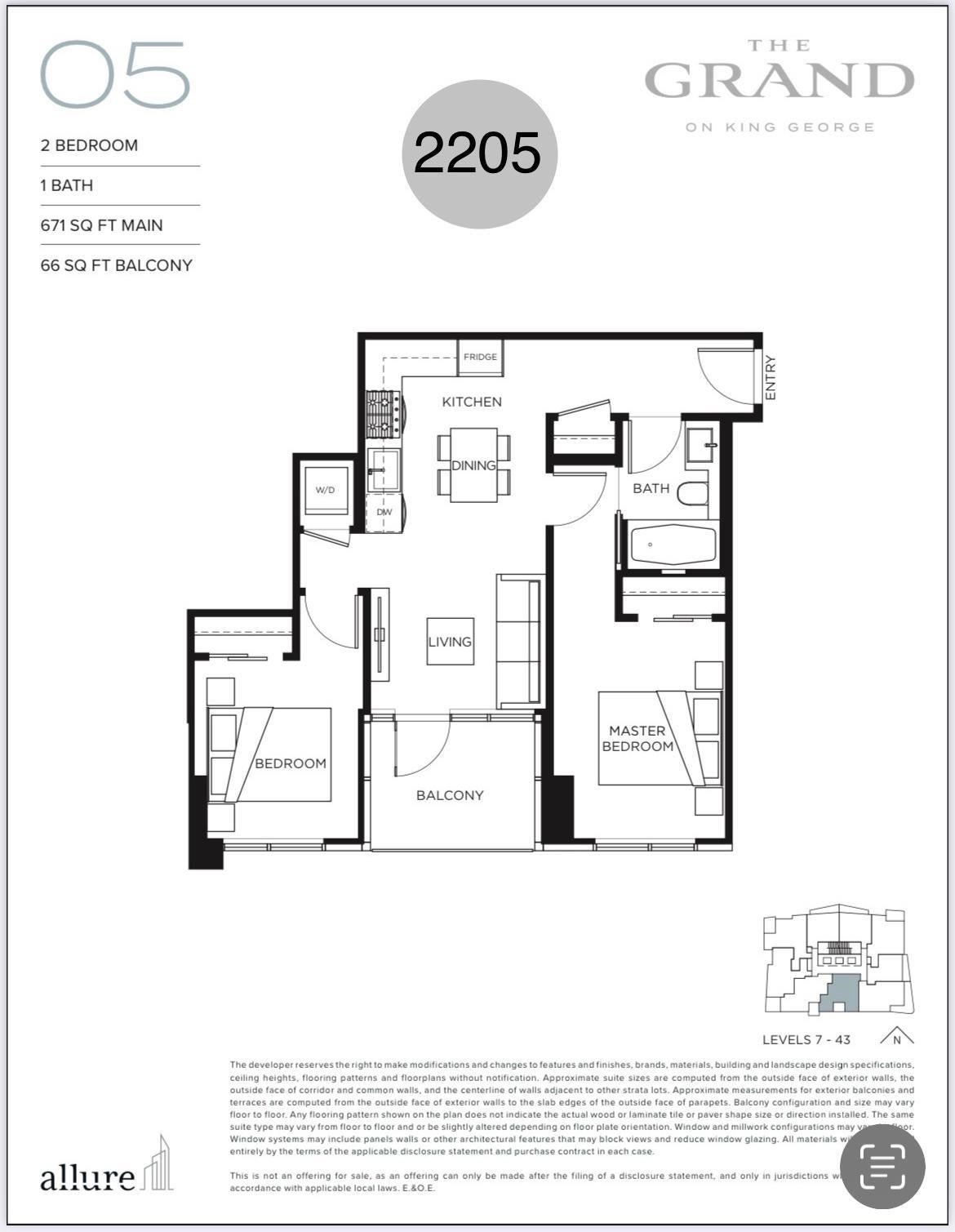 2205 - 10750 135a Street - Whalley Apartment/Condo for Sale, 2 Bedrooms (R2957694) #5