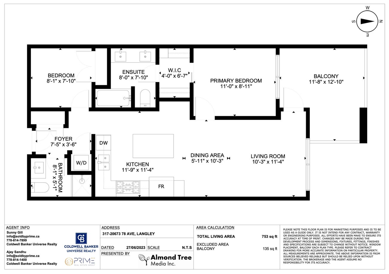 317 - 20673 78 Avenue - Willoughby Heights Apartment/Condo for Sale, 2 Bedrooms (R3013364) #29