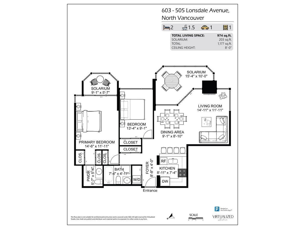 603 505 LONSDALE AVENUE - Lower Lonsdale Apartment/Condo for sale, 2 Bedrooms (R2760507) #24