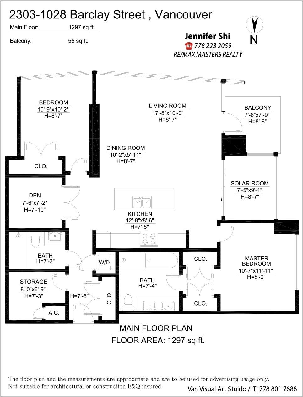 2303 - 1028 Barclay Street - West End VW Apartment/Condo for Sale, 2 Bedrooms (R2974784) #40
