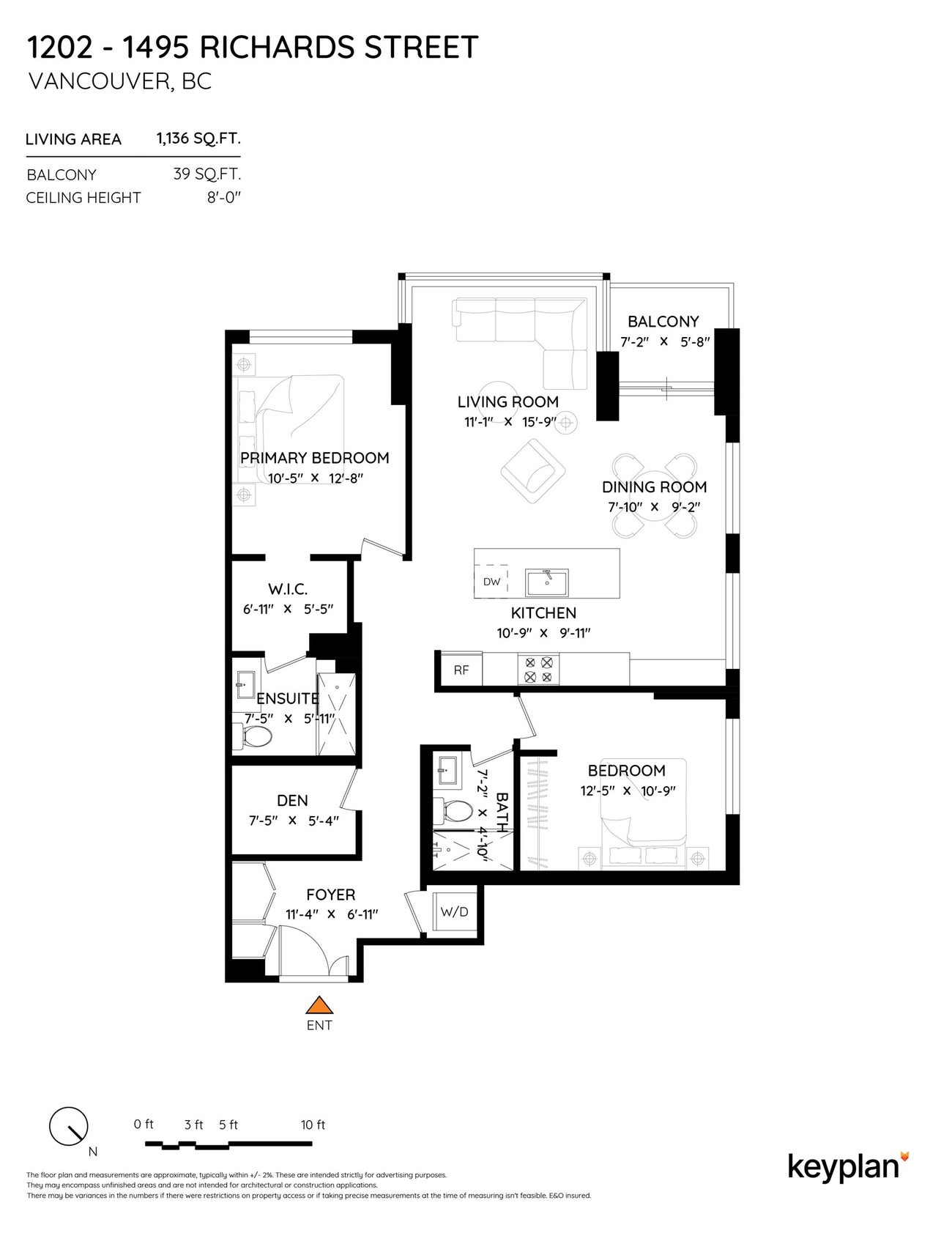 1202 - 1495 Richards Street - Yaletown Apartment/Condo for Sale, 2 Bedrooms (R3137689)# - 38 1202 - 1495 Richards Street - Yaletown Apartment/Condo for Sale, 2 Bedrooms (R3137689)# - 38