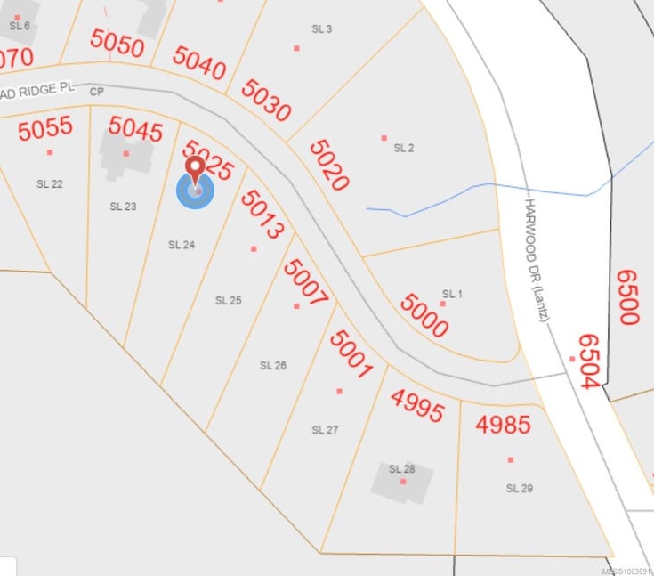 5025 Broad Ridge Pl - Na Upper Lantzville Land for Sale(1003691)
