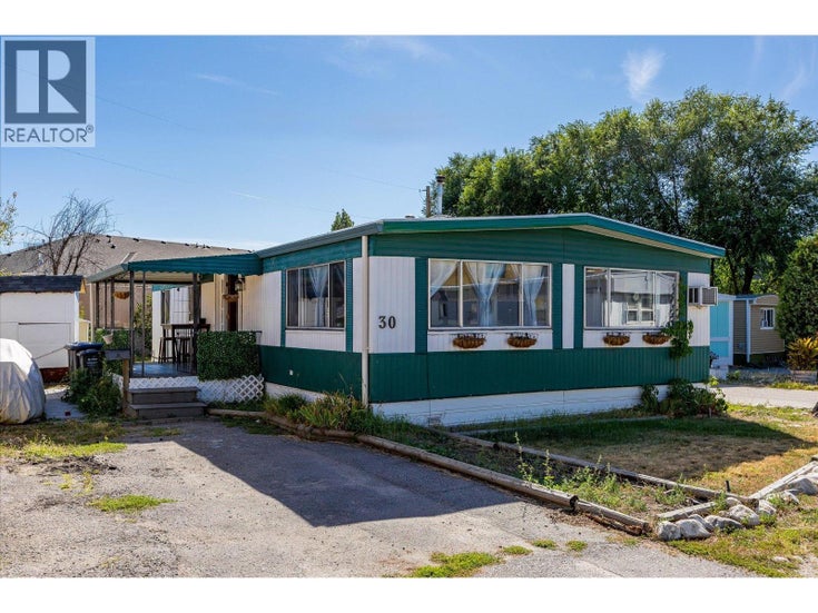 1925 Baron Road Unit# 30 - Kelowna Manufactured Home for Sale, 3 Bedrooms (10360447)