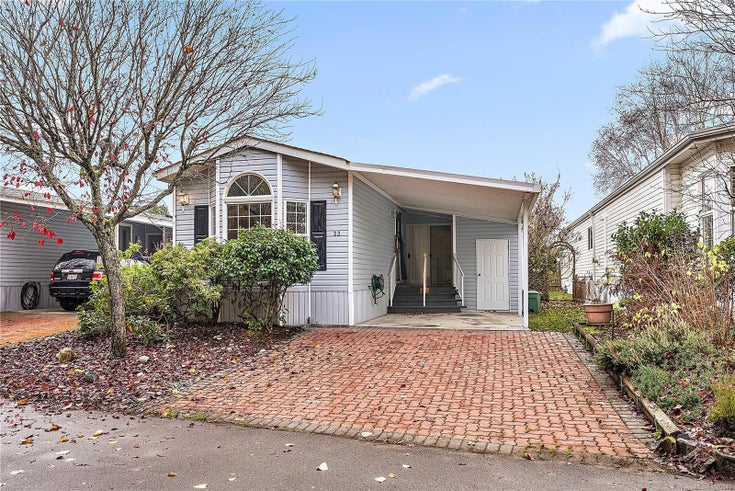 33 - 7401 Central Saanich Rd - CS Hawthorne Manufactured Home for Sale, 2 Bedrooms (1020843)
