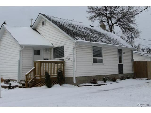  549 St Catherine Street  - Winnipeg HOUSE for sale, 2 Bedrooms (1424430)