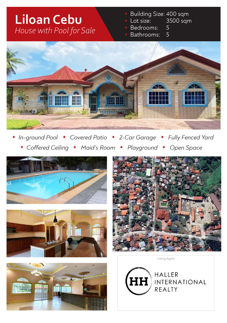 House & Lot @ Yati, Liloan, Cebu - Yati, Liloan House for Sale, 5 Bedrooms (SELL25040901)