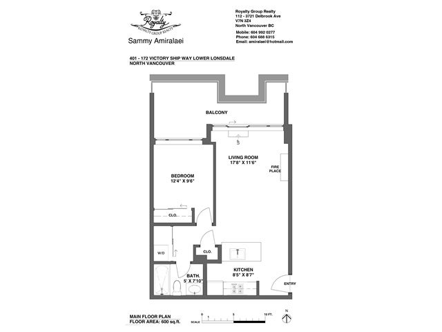 # 401 172 VICTORY SHIP WY - Lower Lonsdale Apartment/Condo for sale, 1 Bedroom (V1121631) #12