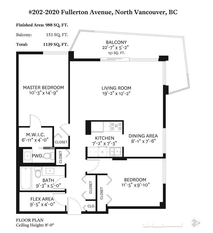 202 2020 Fullerton Avenue - Pemberton NV Apartment/Condo for sale, 2 Bedrooms (R2316981)