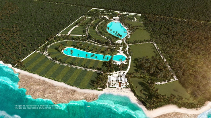 Residential Oceanfront Land in Gated Community in Akumal - Paamul Land for sale