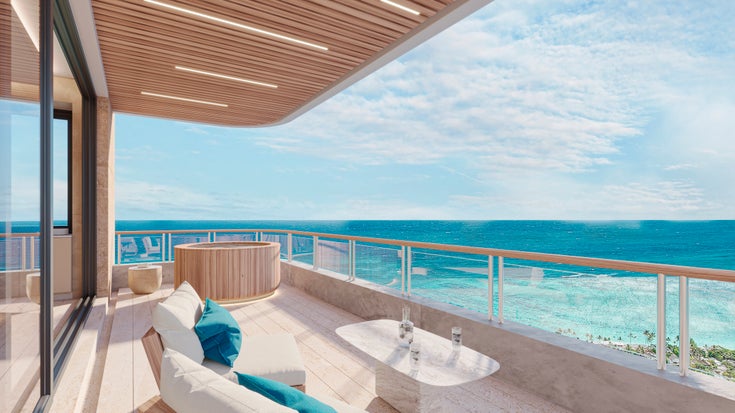 Oceanfront Condo with luxury amenities in Puerto Morelos - Bao Apartment for sale, 2 Bedrooms 