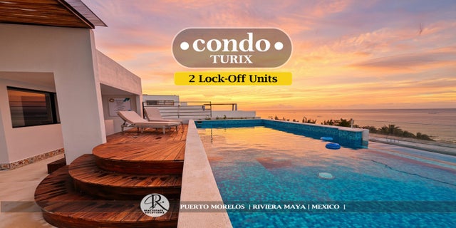 beachside 2 unit lock off - Puerto Morelos Condo for Sale, 2 Bedrooms 