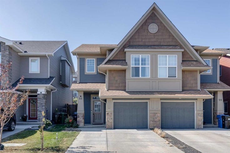 55 Sage Bluff Heights NW - Sage Hill Semi Detached (Half Duplex) for Sale, 3 Bedrooms (A2257822)
