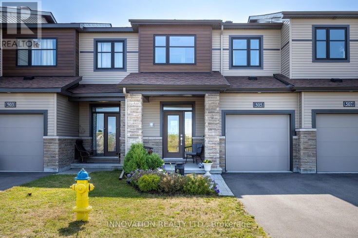 505 MOYARD DRIVE - Ottawa Row / Townhouse for Sale, 3 Bedrooms (X12396521)