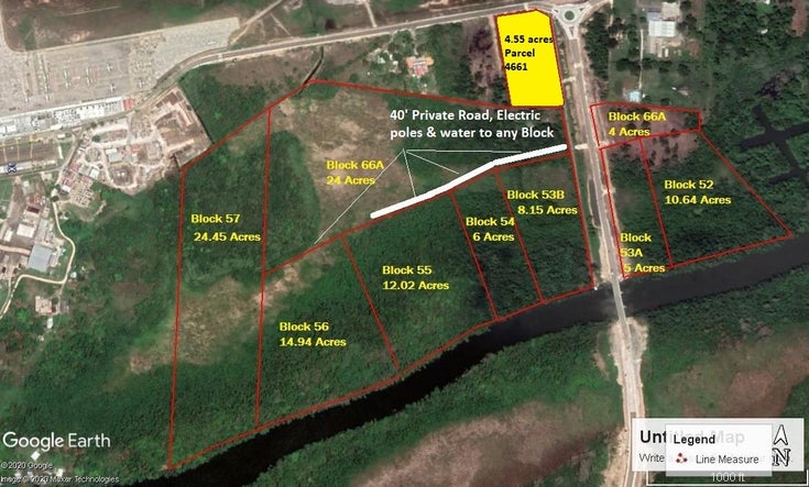 4.55 - Acre property on Airport Access Road - Ladyville Land for sale