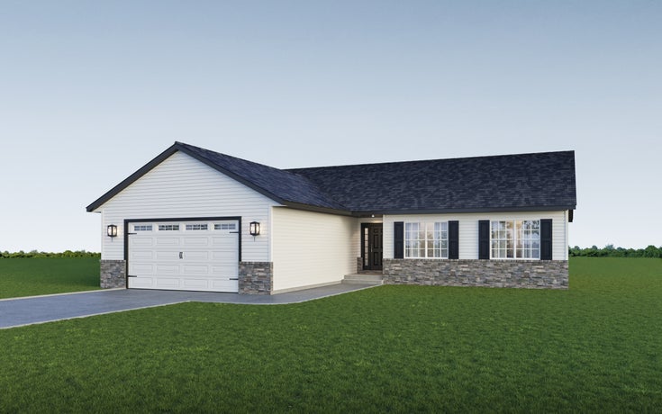 Artist rendering with selected colors and trim.
