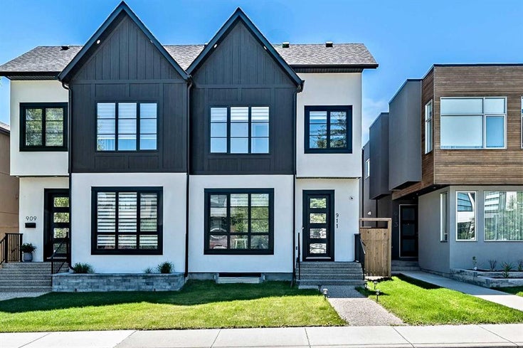 911 22 Avenue NW - Mount Pleasant Semi Detached (Half Duplex) for Sale, 4 Bedrooms (A2223251)