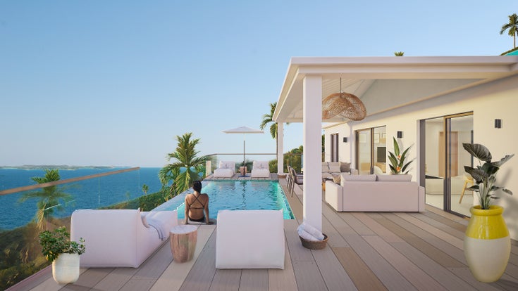 Villa white residence lotus grand case st martin - GRAND CASE House for sale, 3 Bedrooms 