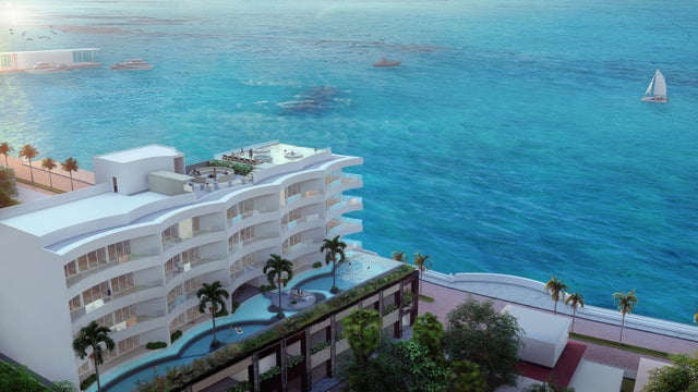 THE STELLA 302  OCEAN FRONT - Cozumel Apartment for sale, 2 Bedrooms 