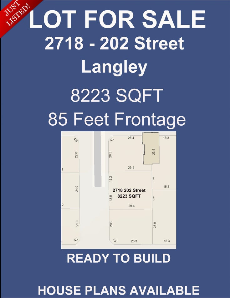 2718 202 Street - Brookswood Langley Land(R2725655)