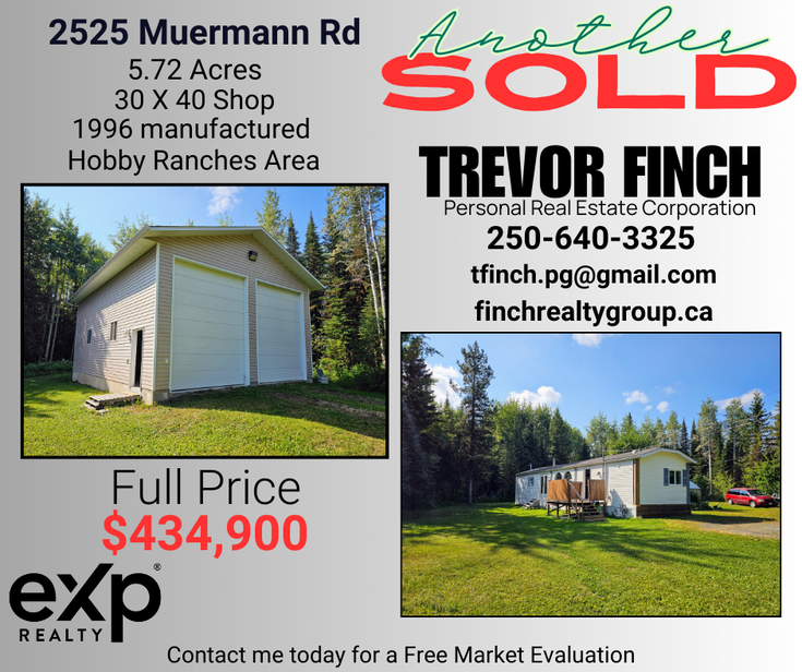 2525 Muermann Road - Prince George Single Family, 3 Bedrooms (R2916284)