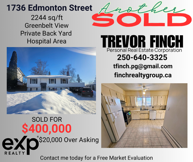 1736 Edmonton Street - Prince George Single Family, 4 Bedrooms (R2959484)