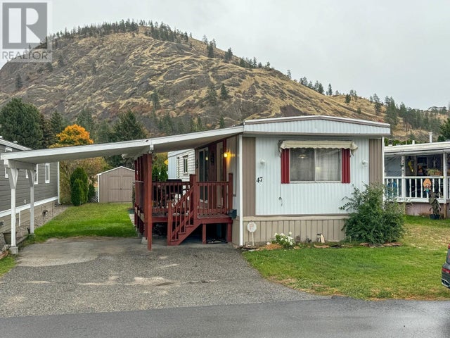 1929 Highway 97 S Street Unit# 47 - West Kelowna Manufactured Home for sale, 2 Bedrooms (10326143)