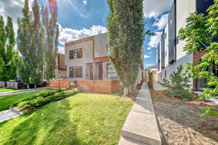 2, 1741 36 Avenue SW - Altadore Row/Townhouse for Sale, 3 Bedrooms (A2244092)