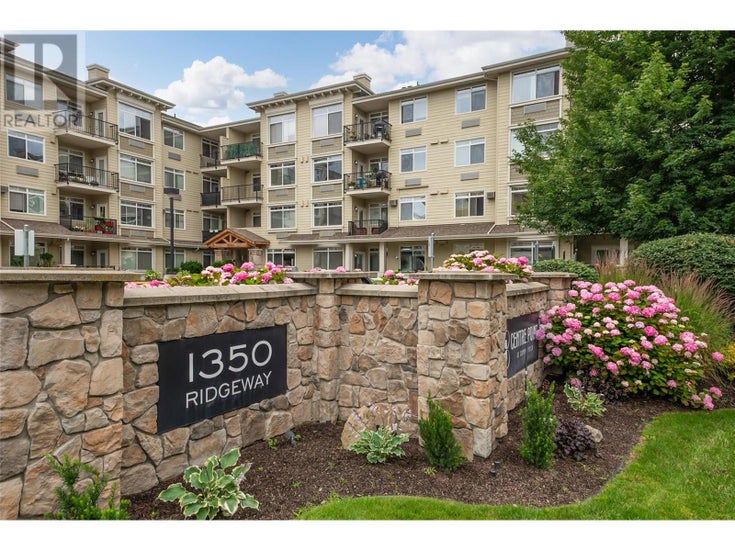 1350 Ridgeway Drive Unit# 206 - Kelowna Apartment for Sale, 1 Bedroom (10353467)